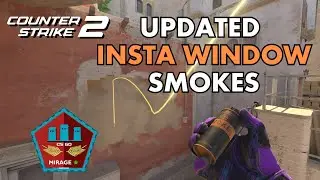 ALL 12 UPDATED INSTA WINDOW SMOKES ON MIRAGE - ESSENTIAL CS2 UTILITY