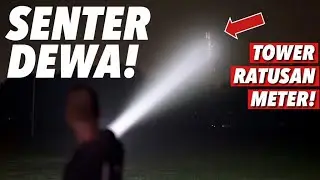 GOD-LEVEL LED FLASHLIGHT! CAN PENETRATE 3 KILOMETERS 😱