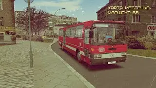 Карта Местечко, маршрут 68