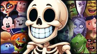 Spooky Scary Skeletons Song (Movies and Series COVER) PART 4 feat SpongeBob