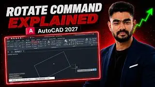 AutoCAD Beginner Course | Rotate Command Explained AutoCAD Tutorial