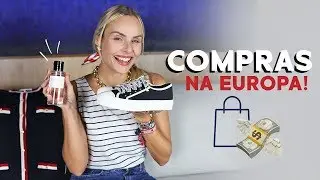 COMPRINHAS da Europa: Tênis, perfume, pulseiras, cardigan... | Layla Monteiro