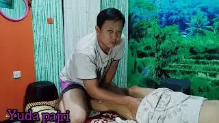 wow di pijat paha depan ada yang muncul, pijat urut Yuda pajri