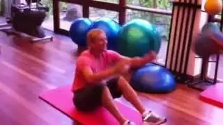Анатолий Тимощук. Тренировка. Медицинбол (пресс)