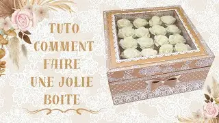 Comment faire une jolie boîte cadeau ☺️