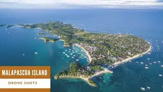 Drone Shots of Malapascua Island in Cebu Philippines
