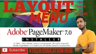 pagemaker | Layout menu | edit menu |  Layout menu in pagemaker |
