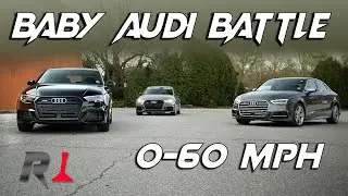 2020 Audi A3 vs. S3 vs. RS3: 0-60 Test!