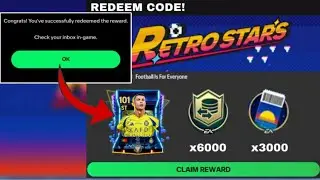 NEW REDEEM CODE IN RETRO STARS! YOU MUST DO THIS NOW BEFORE RESET IN FC MOBILE!