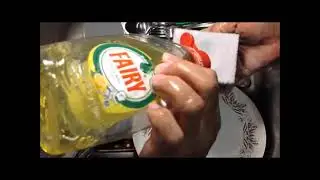 #dishwashing ASMR - water sounds so relaxing