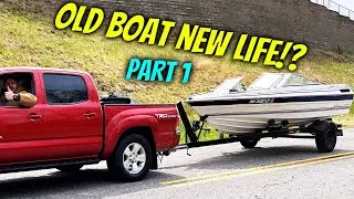 Buying Cheap Wrecked Boat - Boat Restoration Part 1