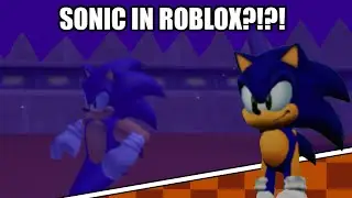 Sonic in roblox showcase (not RHS)