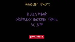 Blues Minor  Drumless Backing Track 90 BPM