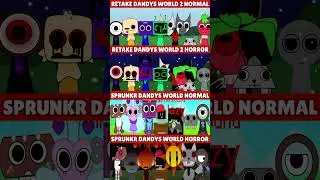 Incredibox Sprunki Retake Dandys World 2 Normal Sprunkr Dandys World Normal VS Horror *MIX VERSION*