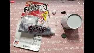E6000 With New Precision Tips- Update Embellishment Station using Dollar Tree Wedding Favor Pails