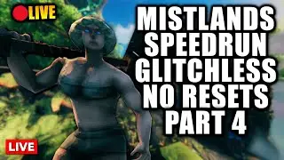 VALHEIM TORTURES ME FOR 5 HOURS!!! - No Resets Challenge - Valheim Mistlands Speedrun - RSG (Part 4)