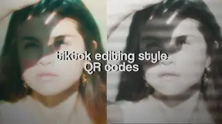 tiktok editing style QR codes| video star