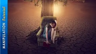 Photoshop Manipulation Tutorial: Under  Of Tree - Photoshop CC