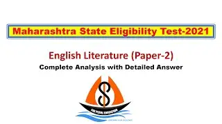 Maharashtra SET (English Literature) 2021 Complete Analysis (Tentative Answer)
