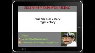 [Selenium WebDriver Videos]: What is PageFactory - Part1