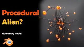 Create a procedurally generated alien in Blender 3.0 with Geometry Nodes