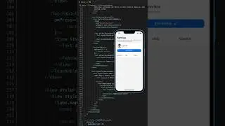 Episode 30 | Designing a Tabbed Settings Page with React Native ⚙️📱