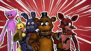 [Gmod FNaF] Freddy and Friends vs Poppy Playtime [IM BACK!!!]