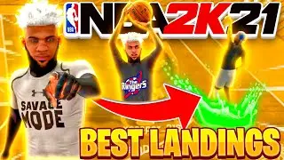 BEST JUMPSHOT LANDINGS IN NBA 2K21 CURRENT GEN! BEST GREEN ANIMATIONS IN NBA 2K21!