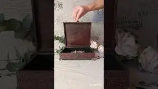Шкатулка с русной росписью #шкатулка #ручная_работа #ручнаяработа
