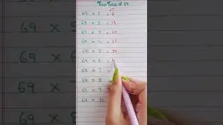 Table Trick of 69 | short #easytabletrick #viralshort #youtubeshort