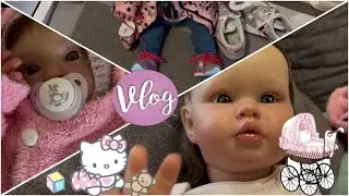 Vlog: We're going with reborn baby Malady to pick up reborn Molly from kindergarten🤍