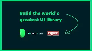 Build an INSANELY easy Vue / Nuxt 3 UI library published on NPM in 3 minutes 🚀