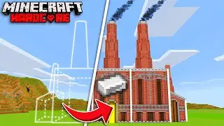 I Built a MASSIVE IRON FACTORY in Minecraft Hardcore