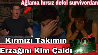 Kırmızı Takımdaki Eşyaları Çalan Hırsız İfşa Oldu Gizli Kameraya Yakalandı Bakın Kim Acun Çıldırdı