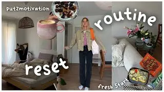 WEEKLY RESET ROUTINE {vlog} Markt Einkauf, Wohnung Organisieren ,Putzmotivation, Yoga am Wasser...