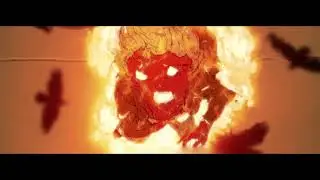 Man on fire.