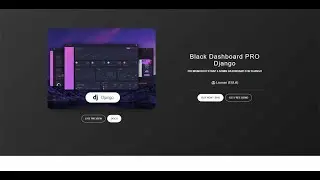 Django Black PRO - How to use It .. and Go LIVE | Creative-Tim