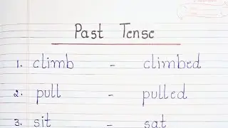Past Tense  || 50 Examples of Past Tense - Part 1
