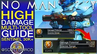 Maximise Multi-Tool Damage - Best Sentinel Multitool Mods No Man's Sky 2024 - NMS Scottish Rod