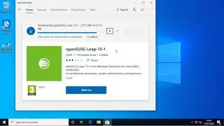 Installing OpenSUSE Into The Windows 10 Subsystem for GNU (WSL)
