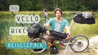 Mein Reisegepäck auf dem Vello Bike
