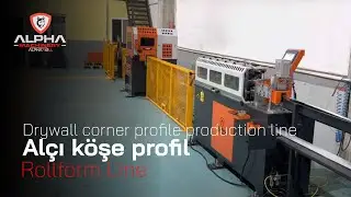 Alçı Köşe Profil Üretim Hattı - Alpha Makina
