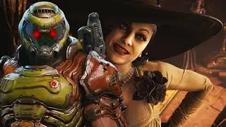 Doom Slayer Meets Lady Dimitrescu
