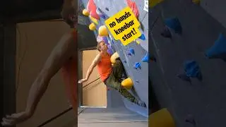 A magic knee bar #shorts #bouldering