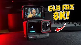 PEQUENA PODEROSA ACEPRO QUE FAZ 8K! INSTA360