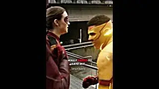 Wally was faster than Barry to save Iris  