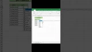 Day Formula In Excel 