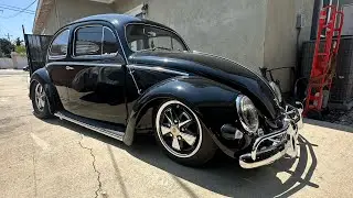 56 Oval Window VW Beetle / ON FIRE!!!