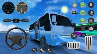 Mini Bus Simulator Van Games - Transport Passengers In The City on Mini Bus - Mobile Gameplay