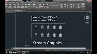 AutoCAD Block & Insert Command In HINDI